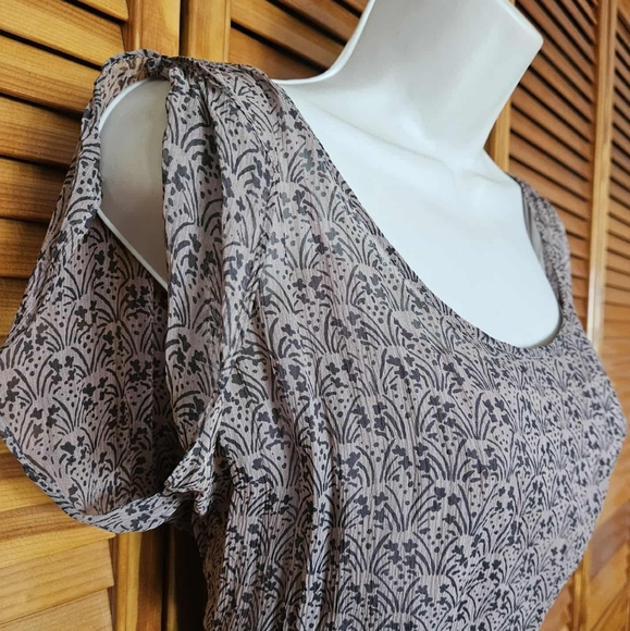 Club Monaco brown nude dress sz 8 - Picture 12 of 16